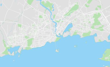 Galway, İrlanda şehir sokak haritası