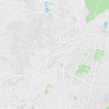 Şehir merkezindeki vektör harita Jaipur, Hindistan