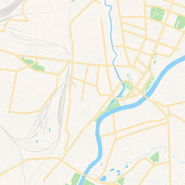 Orsha, Bielorrusia mapa imprimible — Vector de stock