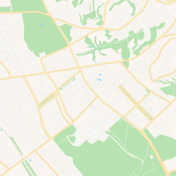 Mozyrz, Białoruś mapa do druku — Wektor stockowy