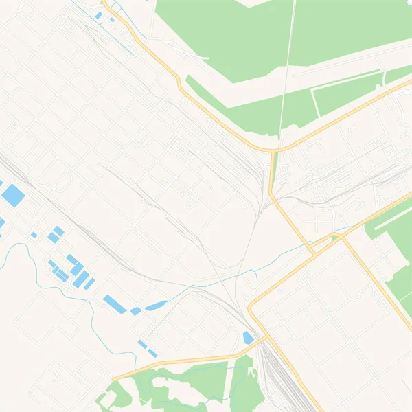 Novopolotsk, Beyaz Rusya yazdırılabilir harita — Stok Vektör