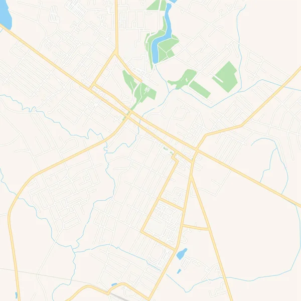 Horki, Belarus carte imprimable — Image vectorielle