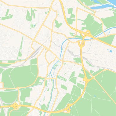 Schwechat, Avusturya yazdırılabilir harita