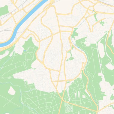Seraing, Belçika yazdırılabilir harita