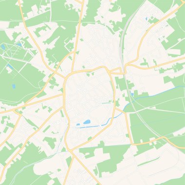 Tongeren, Belçika yazdırılabilir harita