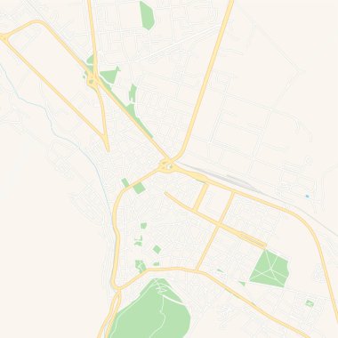 Vratsa, Bulgaristan yazdırılabilir harita