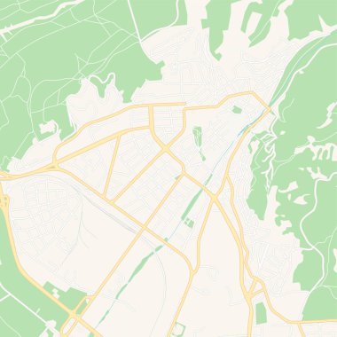 Yukarı Cuma, Bulgaristan yazdırılabilir harita