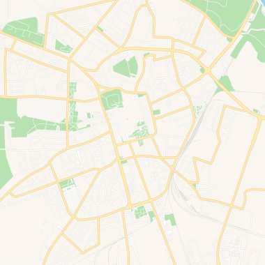 Varaždin, Hırvatistan yazdırılabilir Haritası