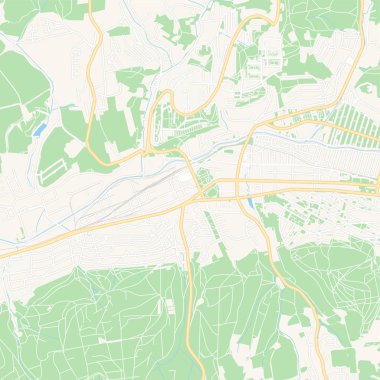  Zlin, Çek Cumhuriyeti yazdırılabilir harita