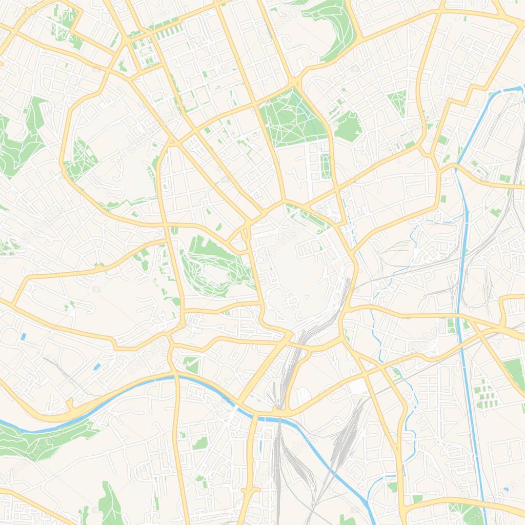  Brno, Czechia printable map