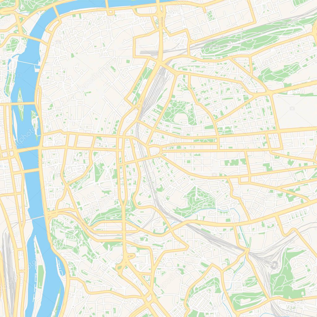  Prague, Czechia printable map