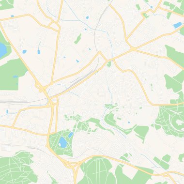  Teplice, Çek Cumhuriyeti yazdırılabilir harita