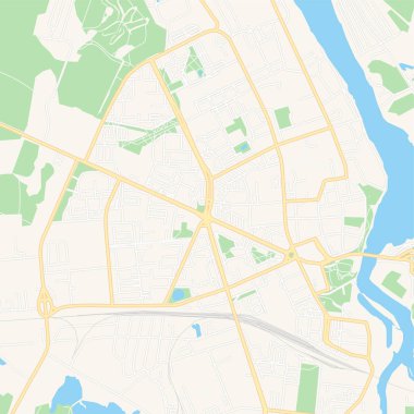 Narva, Estonya yazdırılabilir harita