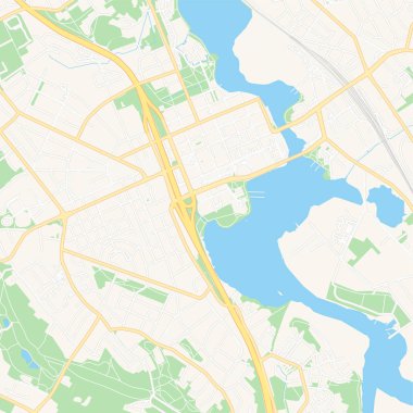 Hameenlinna, Finlandiya yazdırılabilir harita