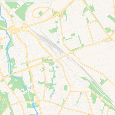 Seinajoki, Finlandiya yazdırılabilir harita