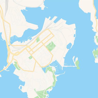 Kotka, Finlandiya yazdırılabilir harita