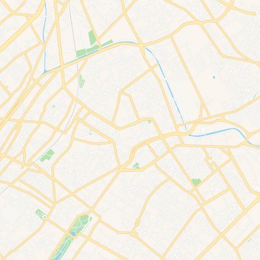 Roubaix, Fransa yazdırılabilir harita