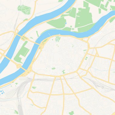 Avignon, Fransa yazdırılabilir harita