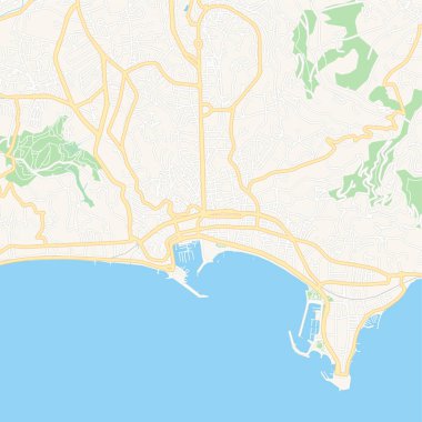 Cannes, Fransa yazdırılabilir harita