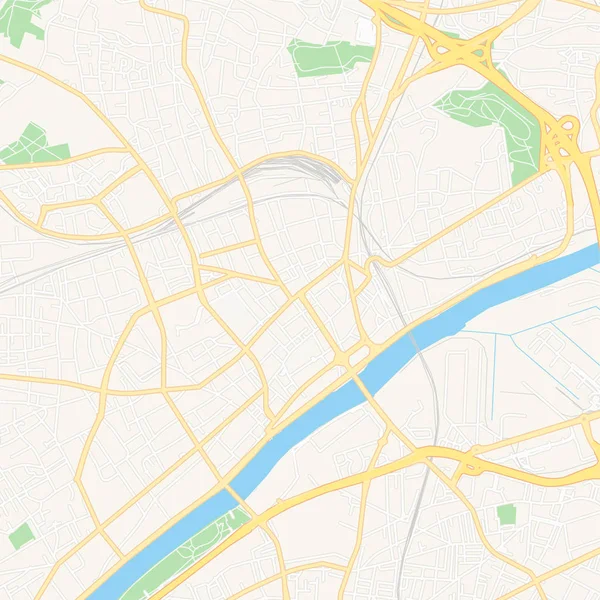 Argenteuil, Francja mapa do druku — Wektor stockowy