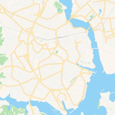 Lorient, Fransa yazdırılabilir harita