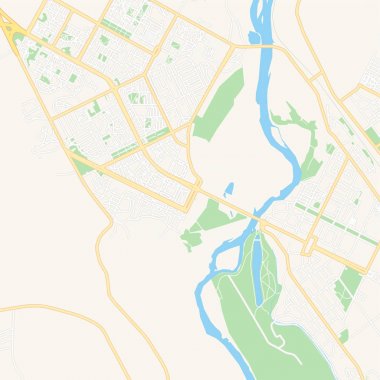 Rustavi, Gürcistan yazdırılabilir harita