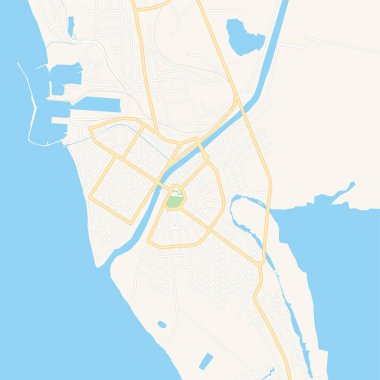 Poti, Gürcistan yazdırılabilir harita