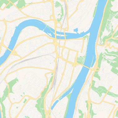 Koblenz, Almanya yazdırılabilir harita