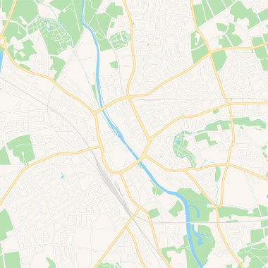 Rheine, Almanya yazdırılabilir harita