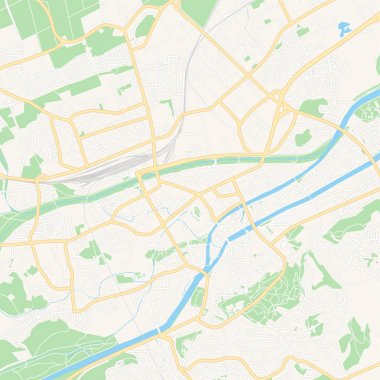 Landshut, Almanya yazdırılabilir harita