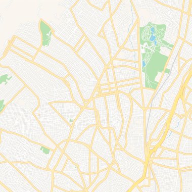 Ilio, Yunanistan yazdırılabilir harita