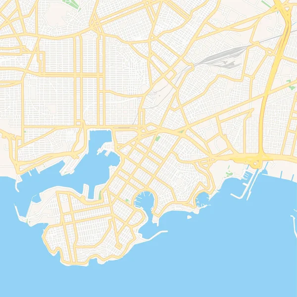 Pire, Yunanistan yazdırılabilir harita