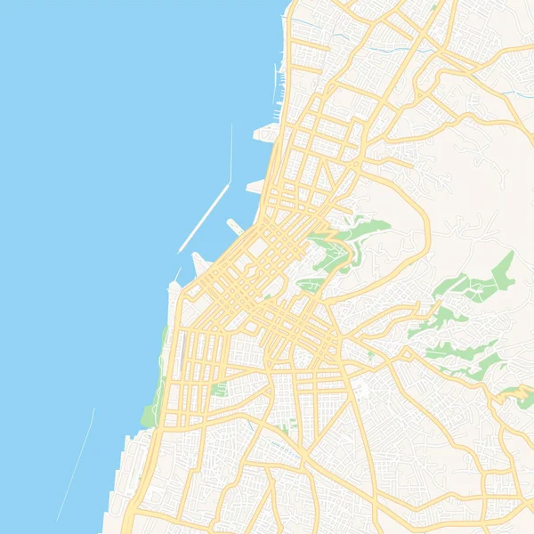 Patras, Yunanistan yazdırılabilir harita