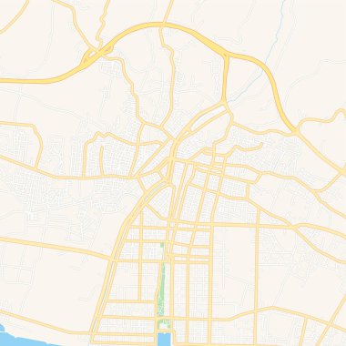 Kalamata, Yunanistan yazdırılabilir harita