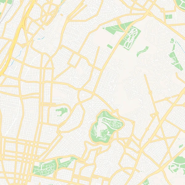 Galatsi, Grécia mapa para impressão — Vetor de Stock