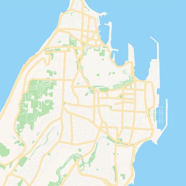 Rodos, Yunanistan yazdırılabilir harita