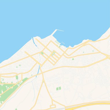 Corinth, Yunanistan yazdırılabilir harita