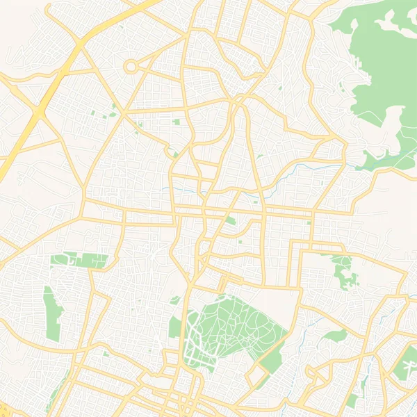 Kifissia, Grécia mapa para impressão — Vetor de Stock