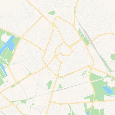 Kecskemet, Macaristan yazdırılabilir harita