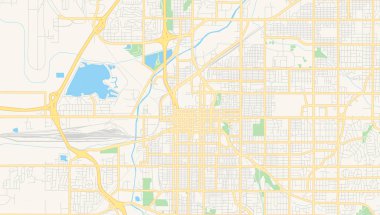 Lincoln, Nebraska, Abd'nin boş vektör haritası
