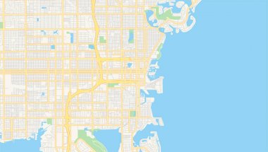 St. Petersburg boş vektör haritası, Florida, ABD