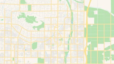 Scottsdale, Arizona, Abd'nin boş vektör haritası
