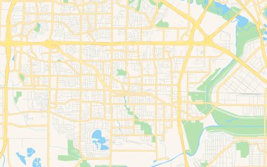 Irving, Texas, Abd'nin boş vektör haritası