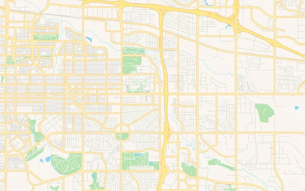 Порожня Векторна карта Аврора, Колорадо, США — стоковий вектор