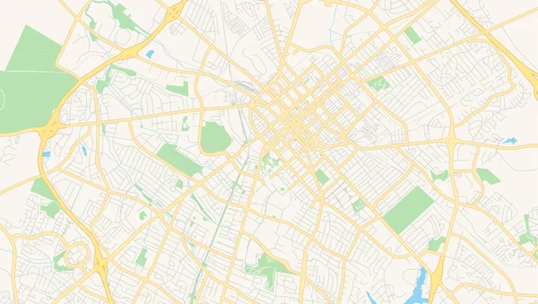 Mapa vectorial vacío de Lexington, Kentucky, Estados Unidos — Vector de stock