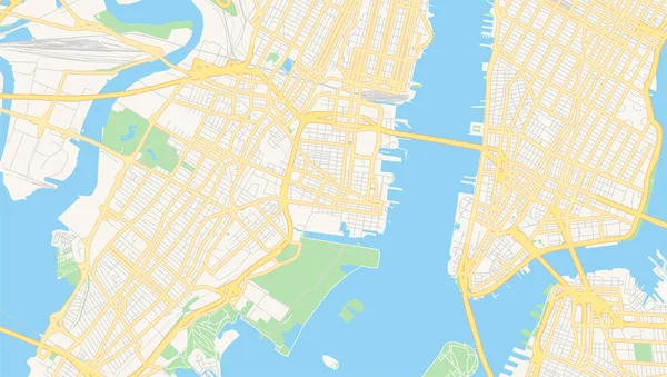 Виртуальная карта Джерси-Сити, Нью-Джерси, США (США) — стоковый вектор