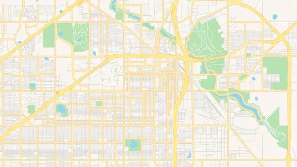 Mapa vetorial vazio de Lubbock, Texas, Estados Unidos da América —  Vetores de Stock