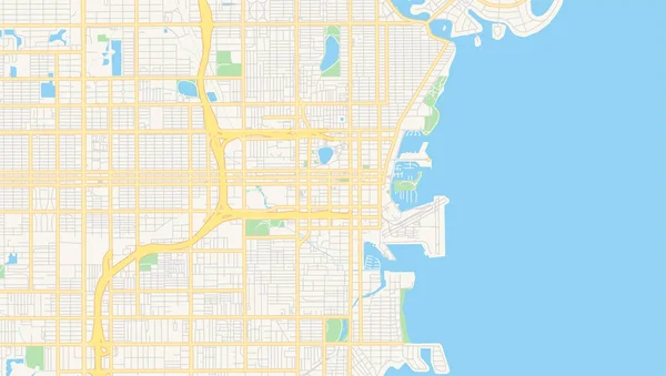 Mapa vetorial vazio de Norfolk, Virginia, EUA —  Vetores de Stock