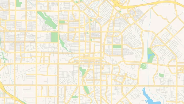 Mapa vetorial vazio de Garland, Texas, Estados Unidos da América —  Vetores de Stock