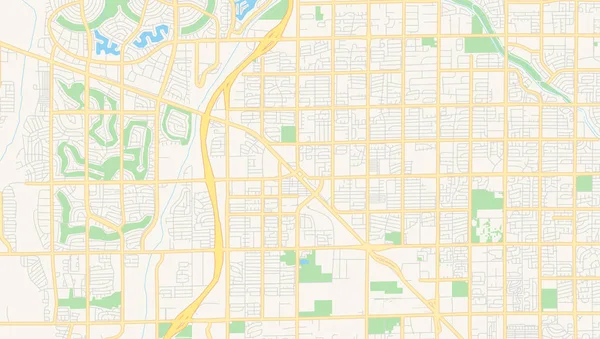 Tom vektor karta över Peoria, Arizona, USA — Stock vektor